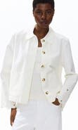 H&M Broderie Anglaise Twill Jacket