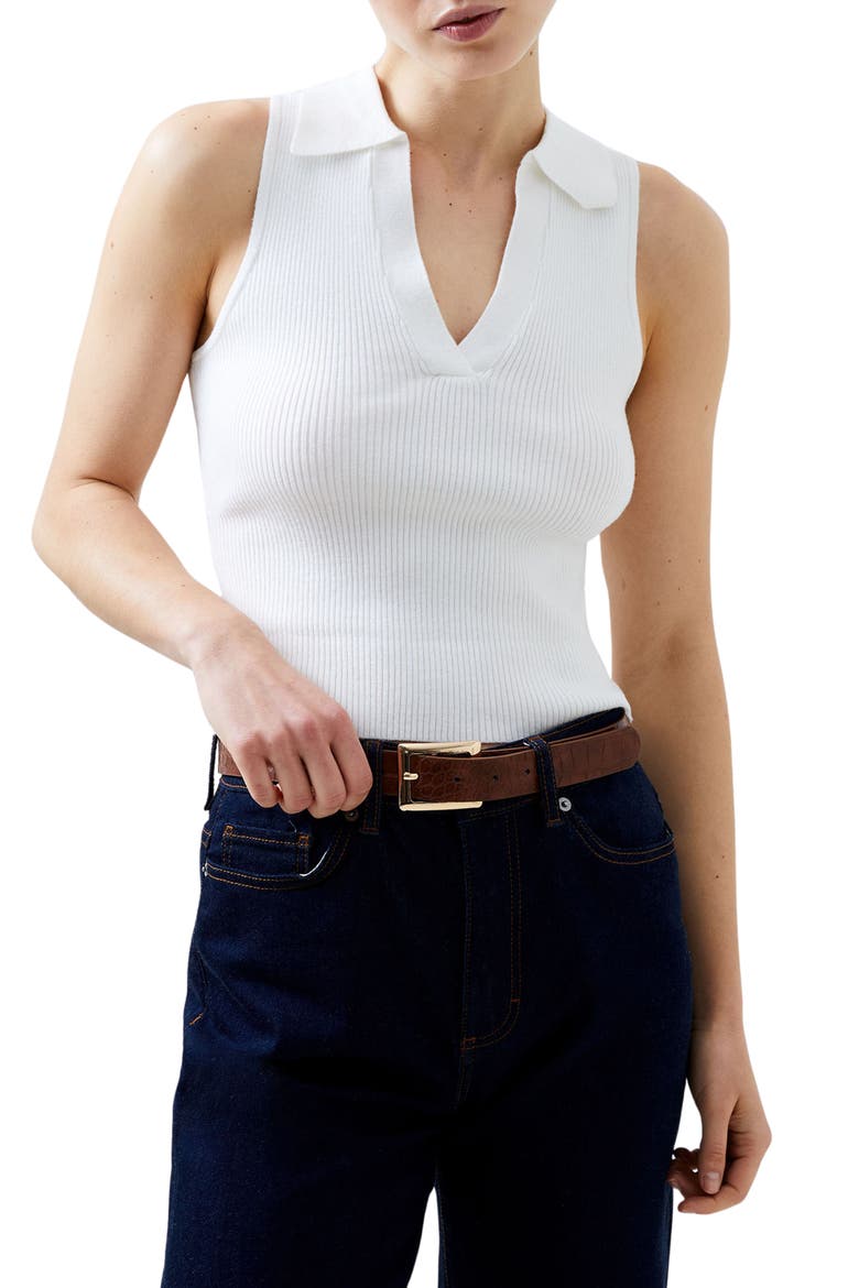 Cosysoft Sleeveless Sweater, Main, color, WINTER WHITE