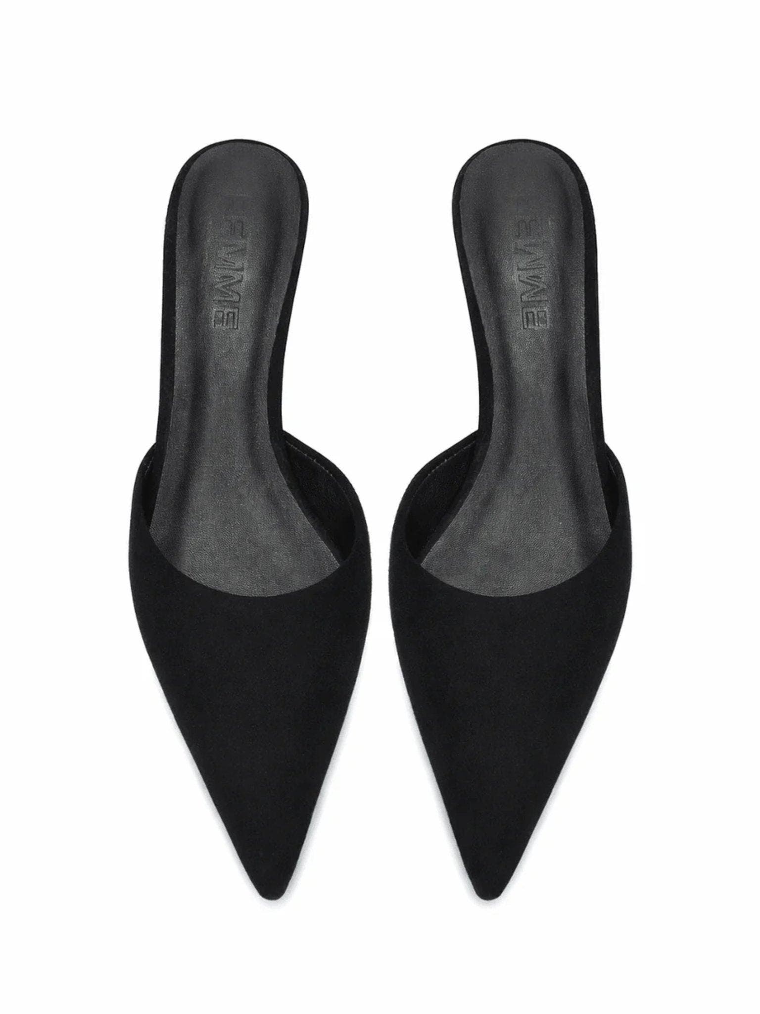FEMME St. Honore Mule, Alternate, color, Black