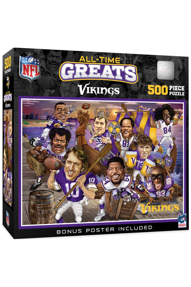Minnesota Vikings 500 Piece Puzzle, Main, color, Multicolor