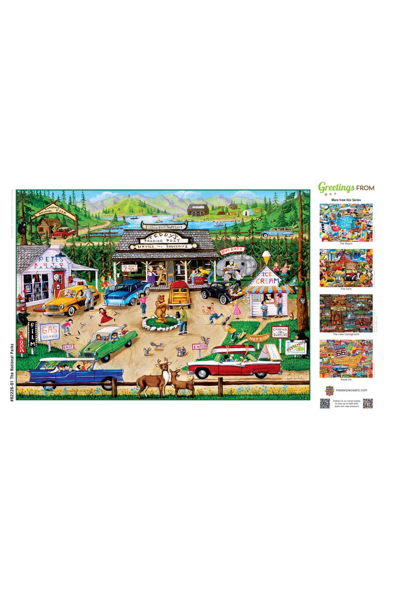 Greetings From National Parks 500 Puzzle, Alternate, color, Multicolor