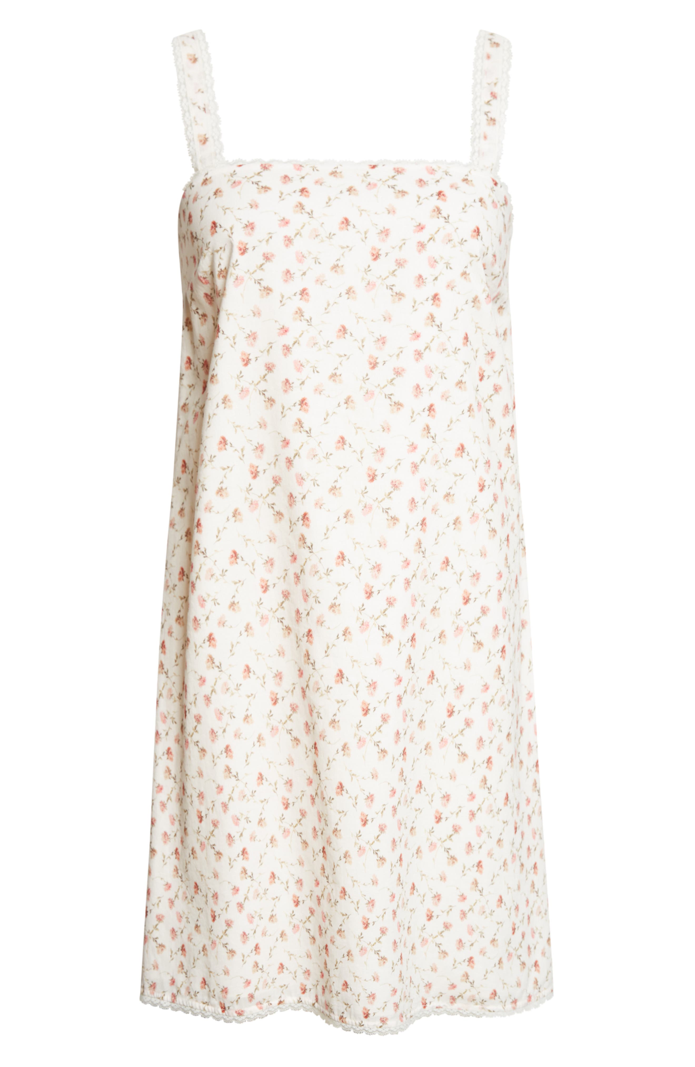 charlotte linen printed shift dress Urban Outfitters Uo Charlotte Linen Printed Shift Dress In Blue Multi