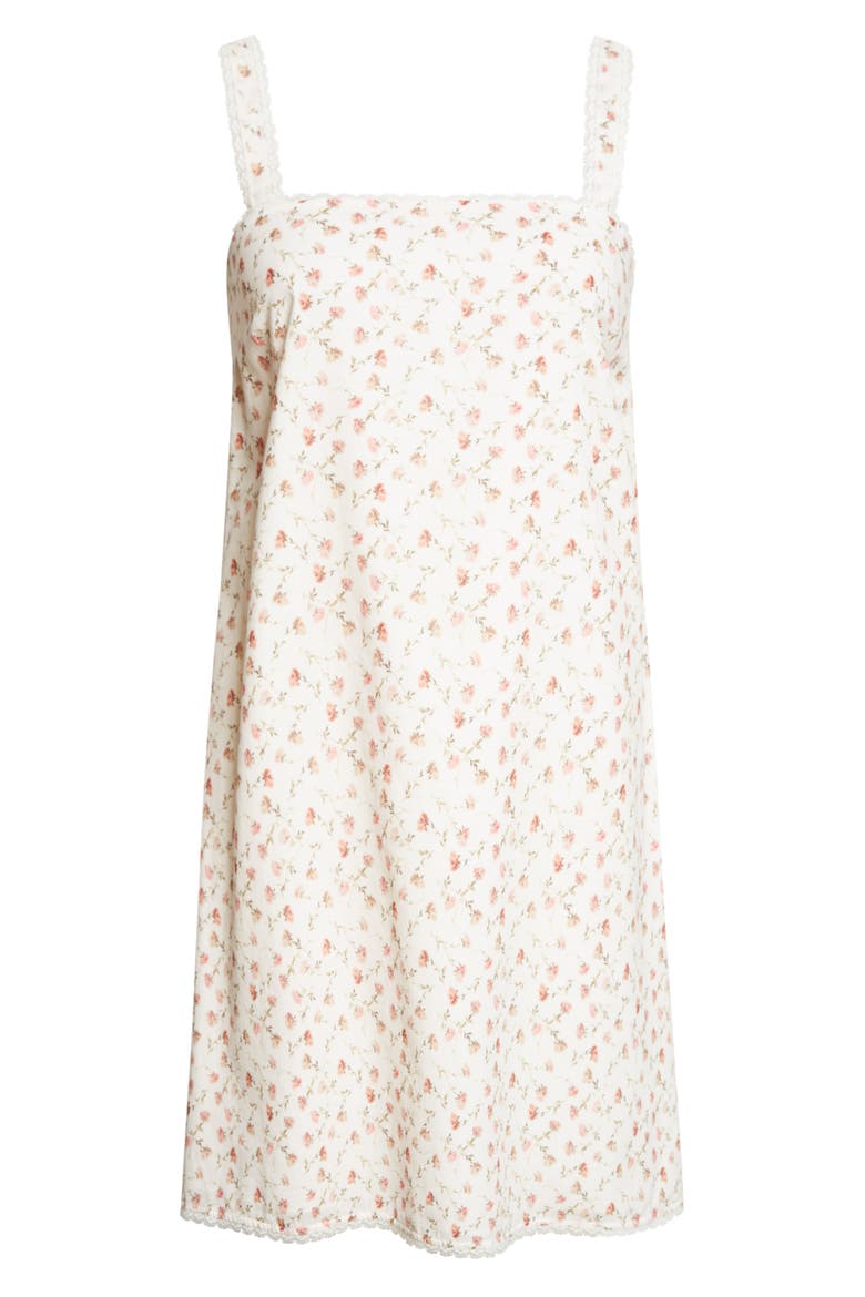 Charlotte Ditsy Floral Mini Shift Dress, Alternate, color, WATERCOLOUR FLORAL