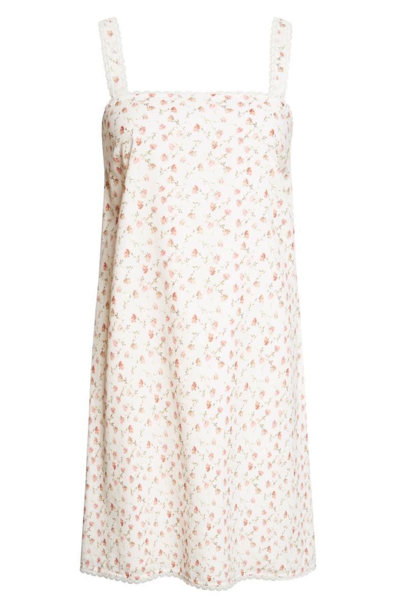 POSSE Charlotte Ditsy Floral Mini Shift Dress, Alternate, color, Watercolour Floral