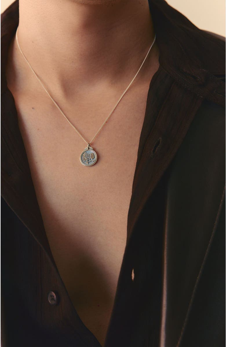 LOUPN Royal Horse Pendant Necklace, Alternate, color, Silver