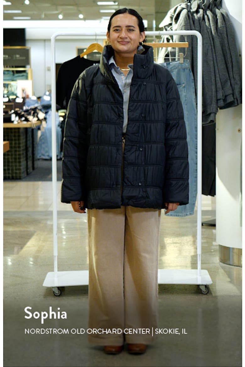 High Collar Puffer Coat video