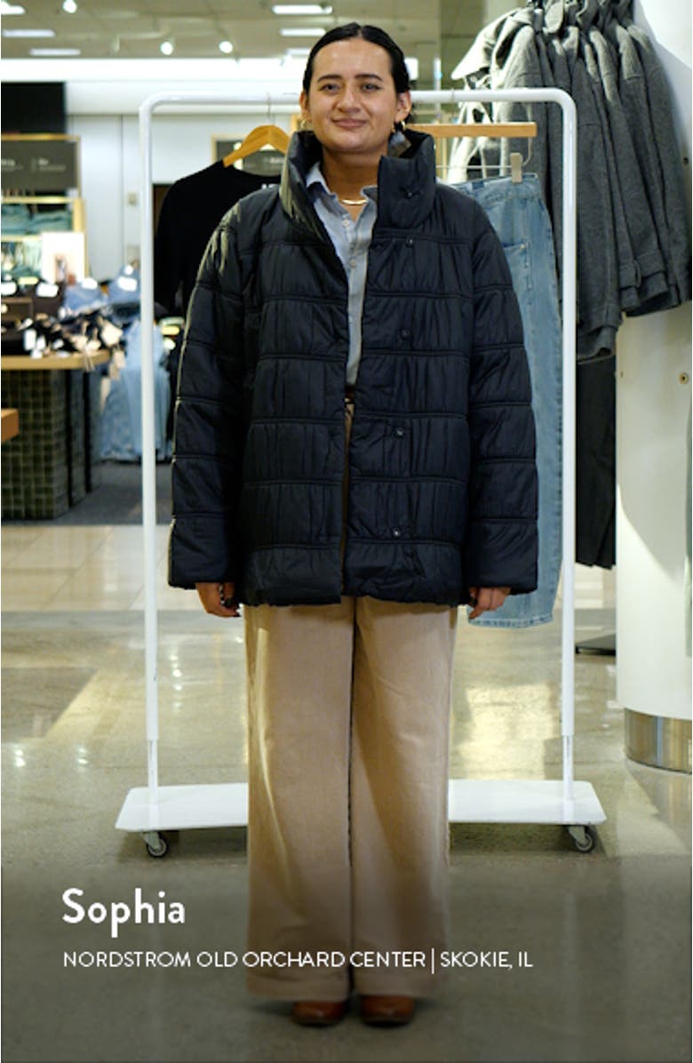 High Collar Puffer Coat, sales video thumbnail