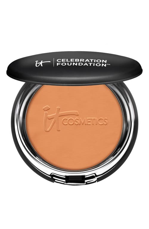 IT Cosmetics Celebration Foundation Full Coverage Anti-Aging Hydrating Powder Foundation in Rich (W)