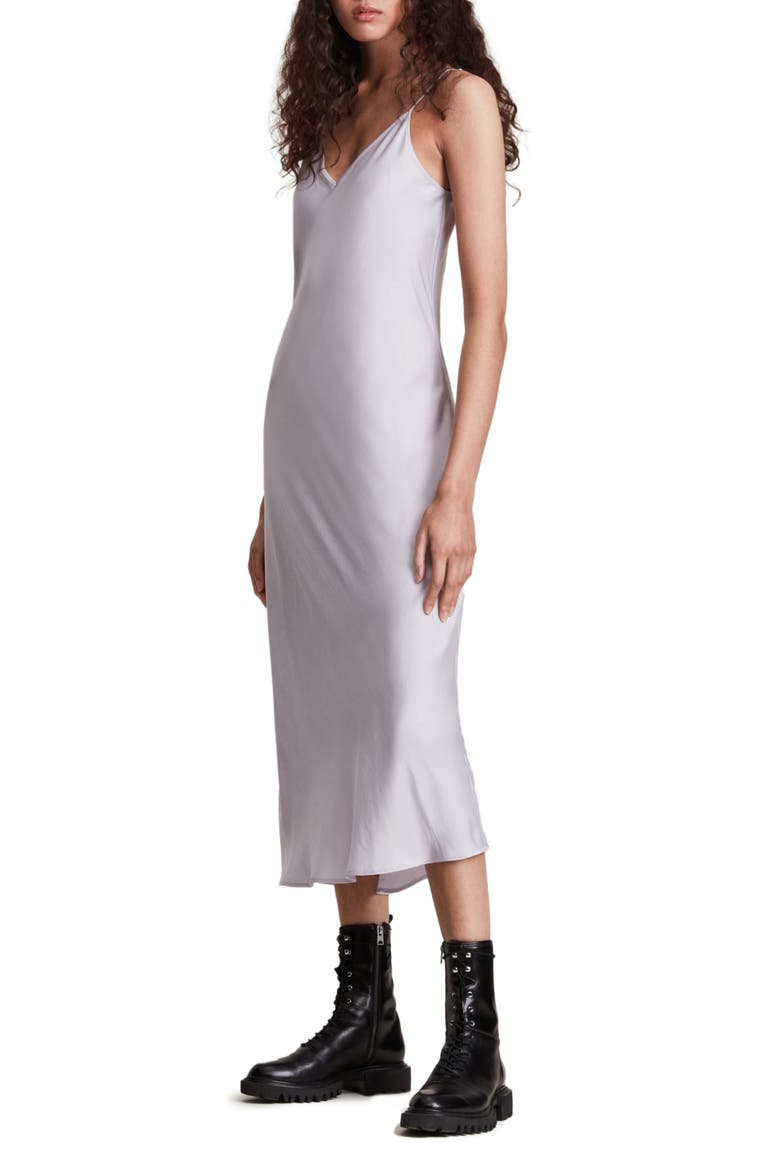 Odile Slipdress with Sweater, Alternate, color, MISTY LILAC