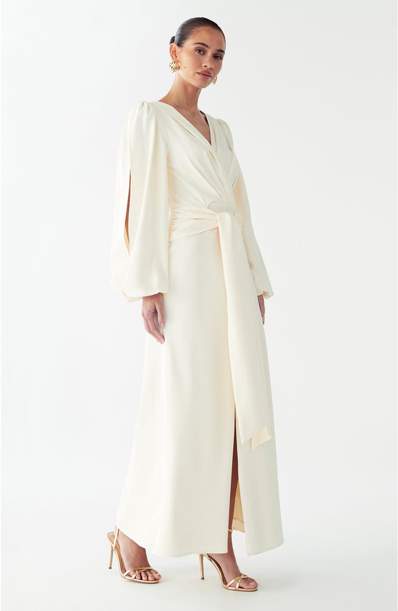 SAVEL Jonah Midi Dress, Alternate, color, Ivory