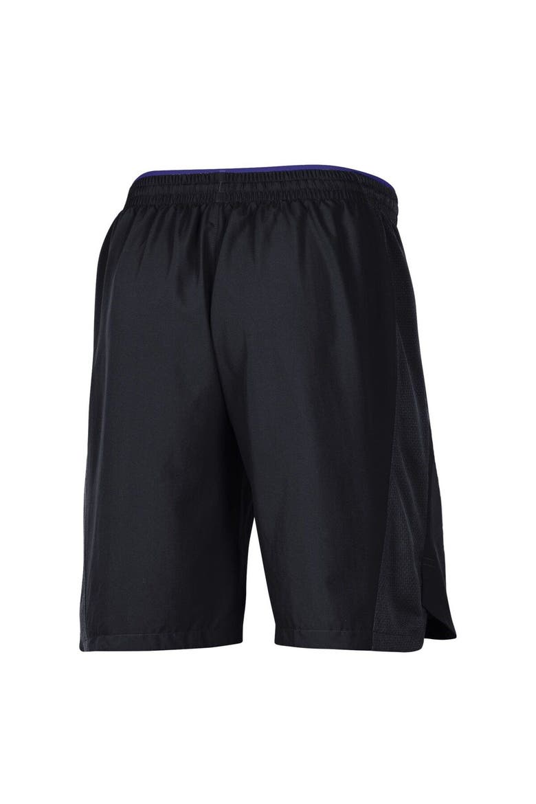 Men's Under Armour Black Northwestern Wildcats 2021 Sideline Woven Shorts, Alternate, color, Black