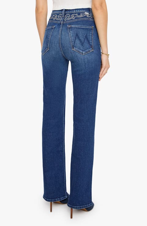 The Bookie Sneak High Waist Wide Leg Jeans