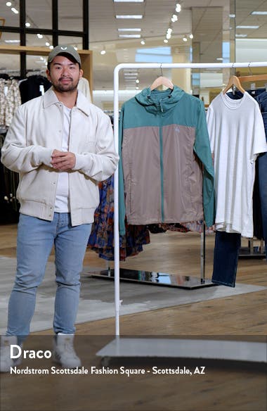 Quiksilver Overcast Water Repellent Hooded Windbreaker (Men) | Nordstrom