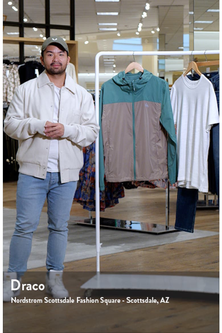 Overcast Water Repellent Hooded Windbreaker video