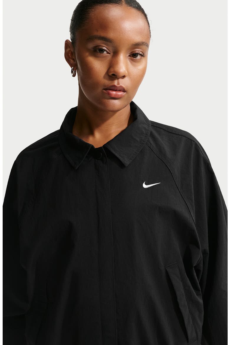 Sportswear Coach's Jacket, Alternate, color, 010 BLACK/SAIL