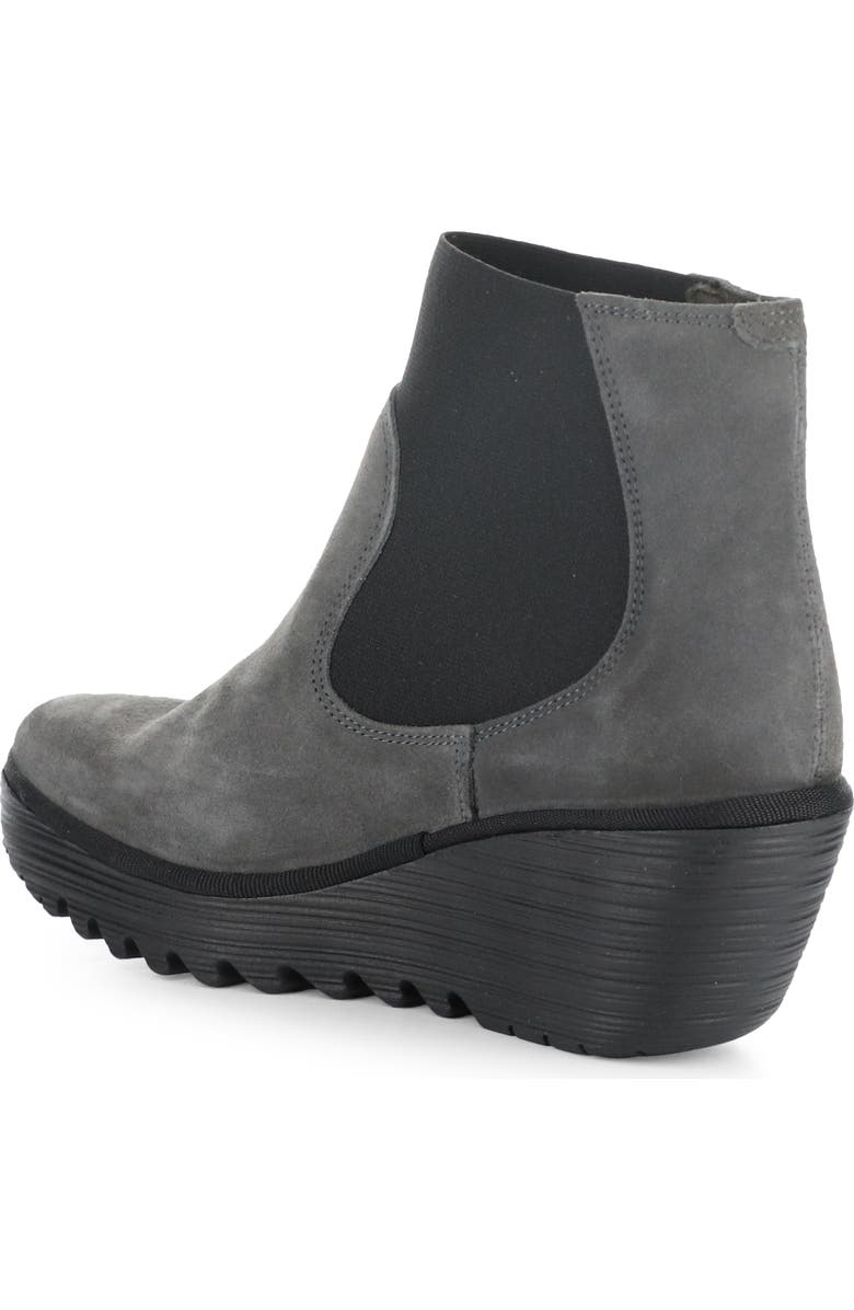 Fly London Yade Wedge Bootie, Alternate, color, 006 Diesel Oil Suede