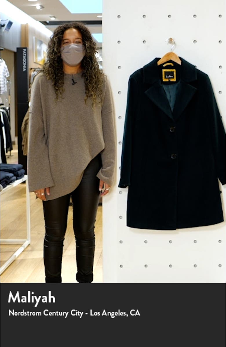 Women's Wool Blend Coat, sales video thumbnail