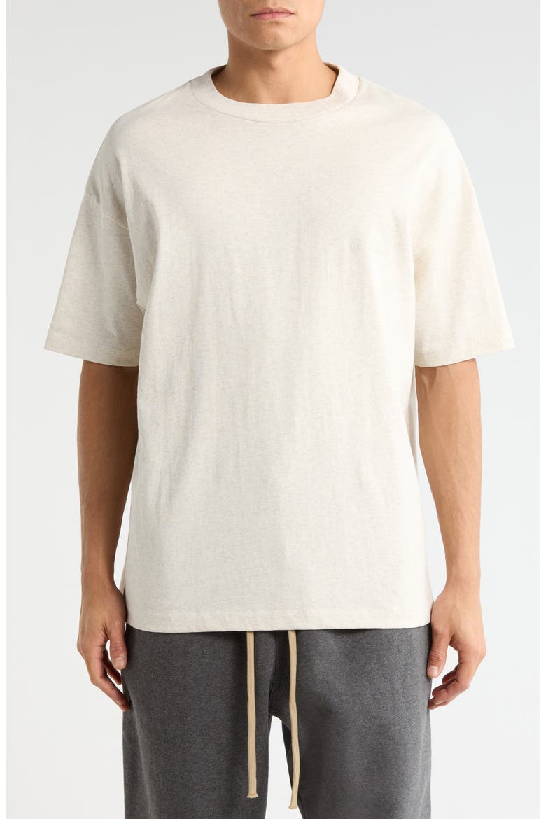 Classic Fit Short Sleeve T-Shirt, Main, color, OATMEAL HEATHER