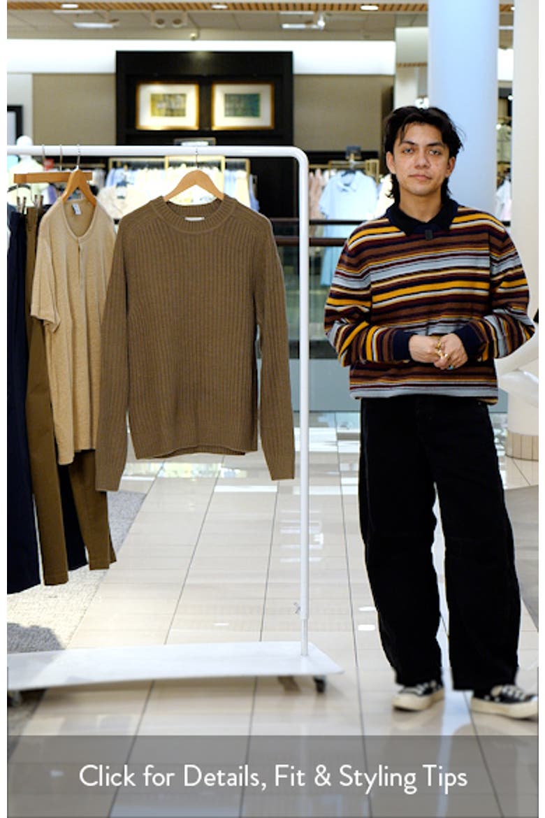 Crewneck Rib Sweater video