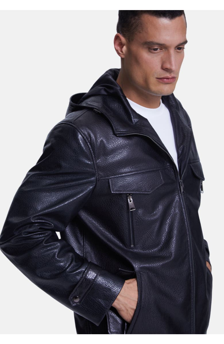Furniq UK Adrian Leather Jacket, Alternate, color, 