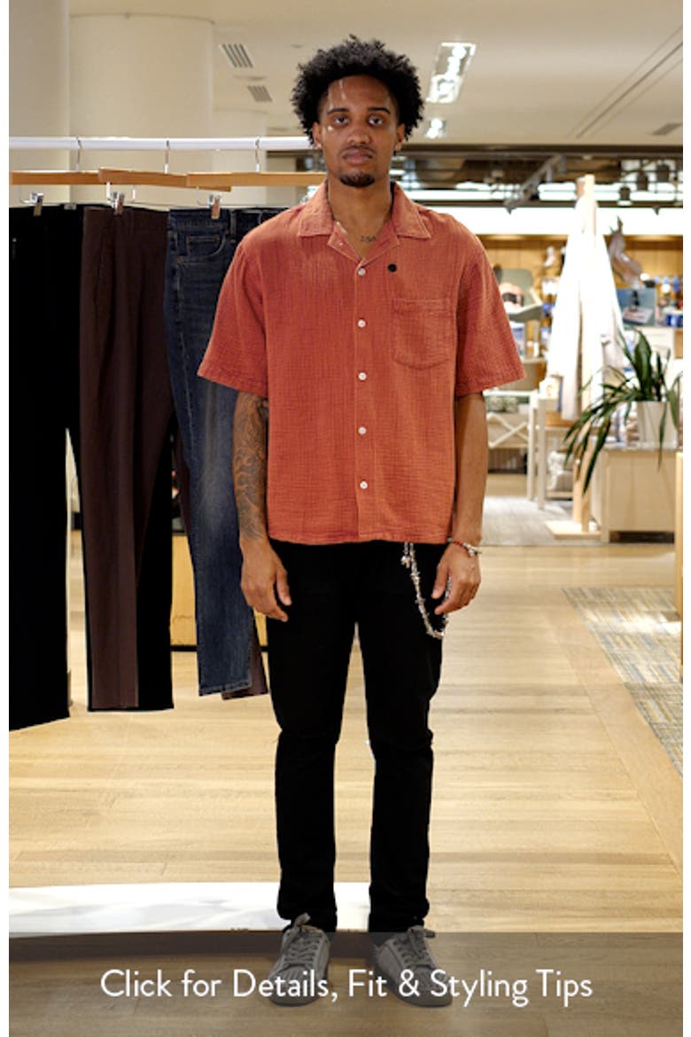 Double Cloth Short Sleeve Button-Up Shirt video