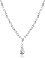Jessica Simpson Crystal Drop Pendant Necklace