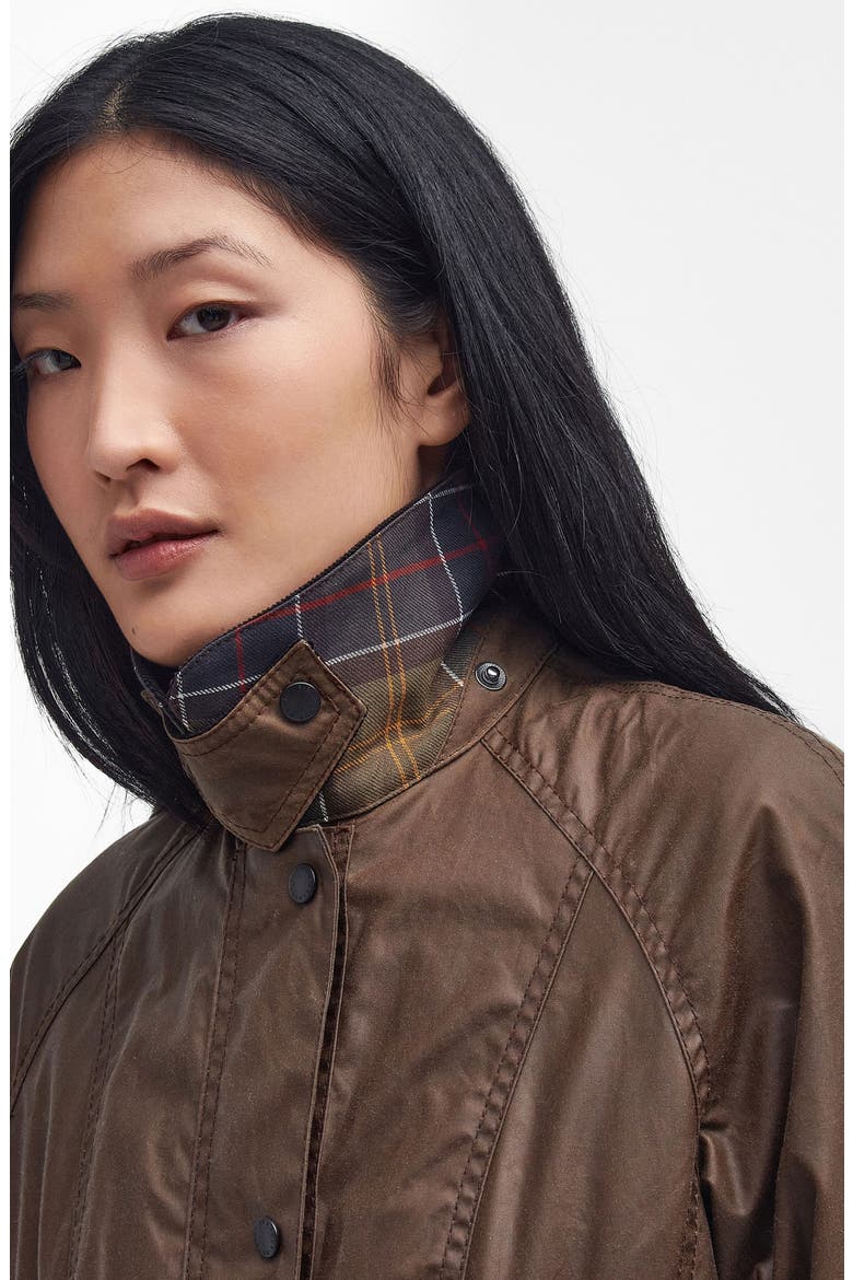 Beadnell Waxed Cotton Jacket, Alternate, color, BARK