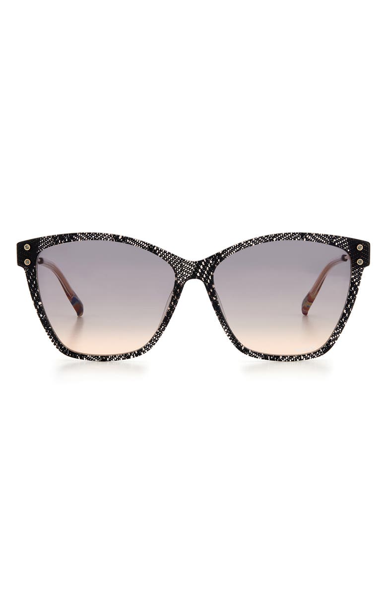 Missoni 56mm Gradient Rectangular Sunglasses, Main, color,
