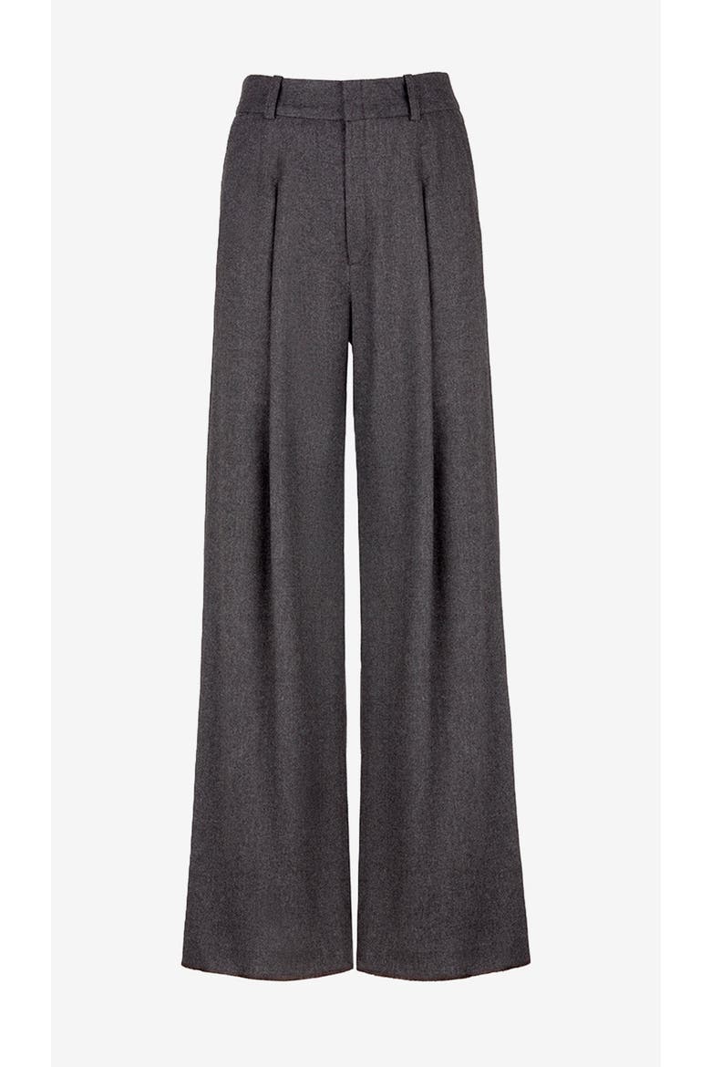 Pleated Trouser, Alternate, color, Tobacco Herringbone