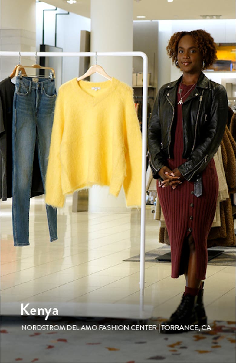 Brushed V-Neck Sweater, sales video thumbnail