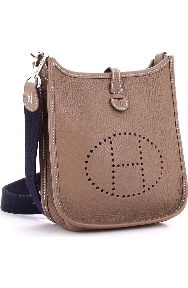 Pre-Owned Hermes Evelyne Bag Gen III Clemence TPM, Alternate, color, Etoupe