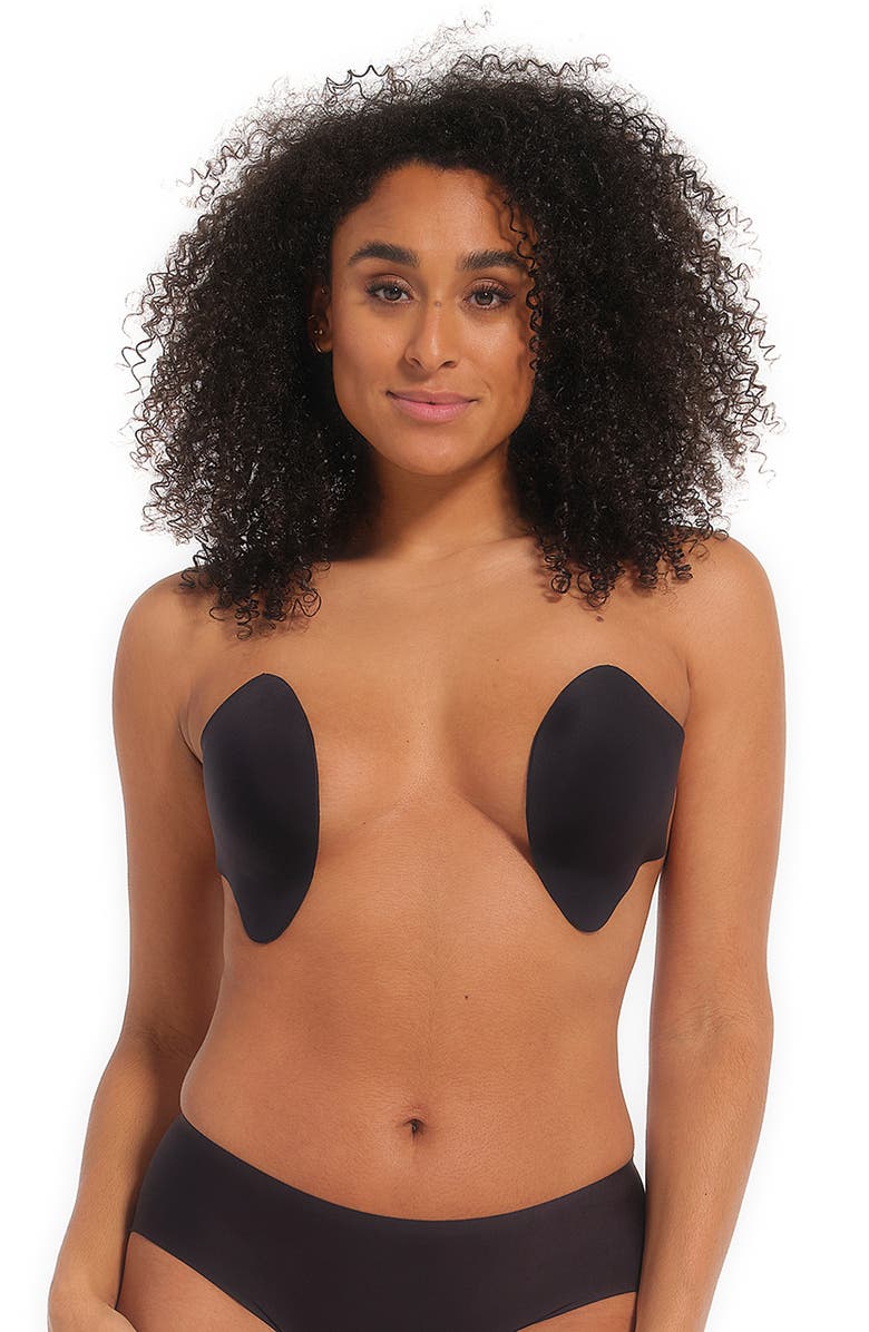 MAGIC Bodyfashion Ultimate Invisibles Backless Strapless Reusable Adhesive Breast Cups, Alternate, color, Black
