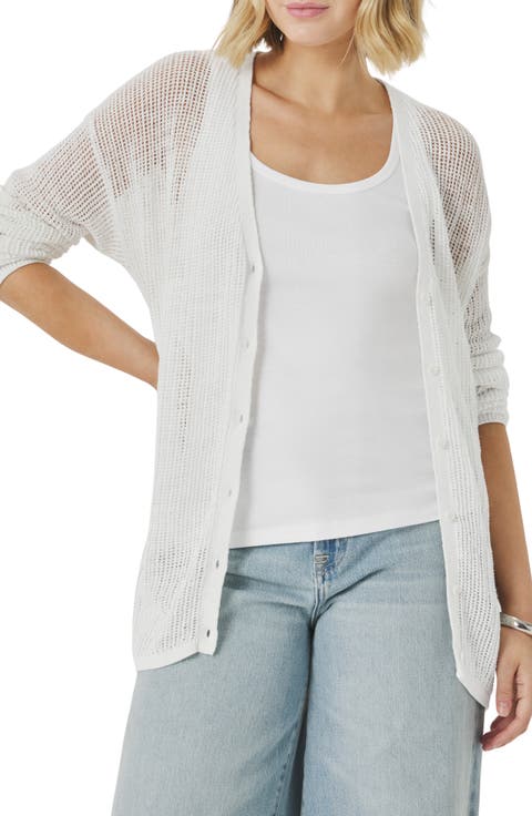 Yasmine Cotton and Linen Cardigan
