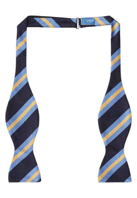 Bond Self-Tie Signature Repp Silk Bowtie