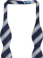 Robert Talbott Bond Self-Tie Signature Repp Silk Bowtie