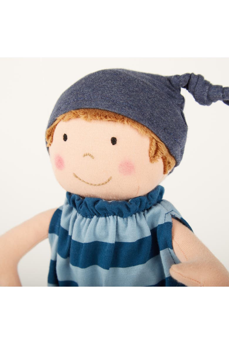 Plush Doll with Blue Outfit, Alternate, color, Multicolored