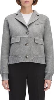 Favorite Daughter The City Wool Blend Bomber Jacket