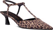 Stuart Weitzman Vne Patent Leather T-Strap Pump