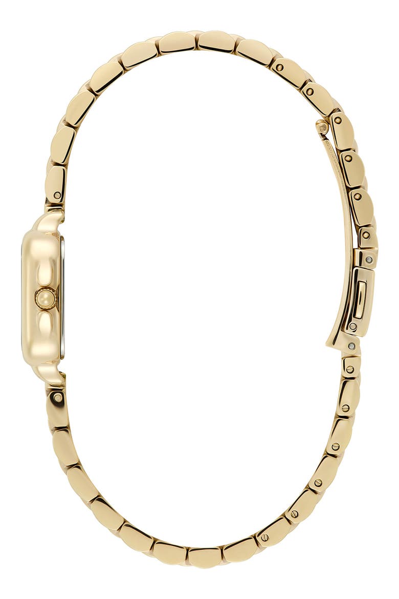 Mini Grosvenor Bracelet Watch, 20mm, Alternate, color, GOLD/ IVORY