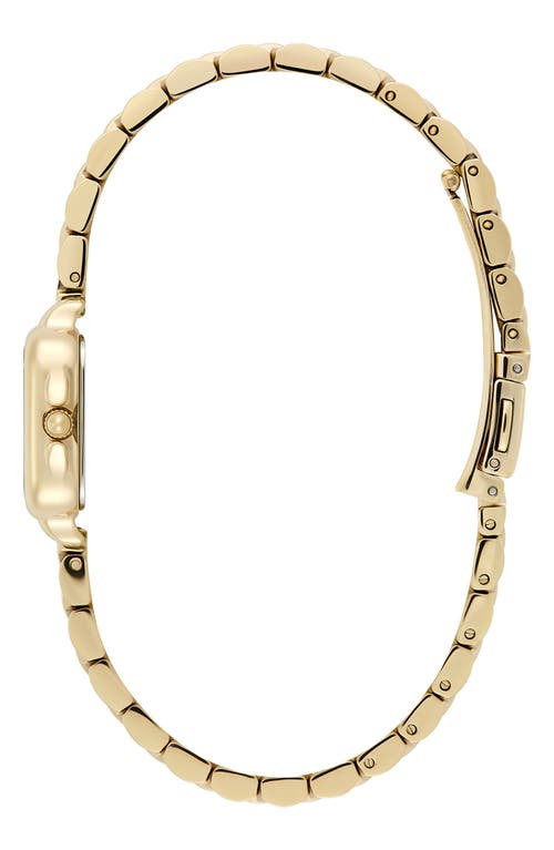 Olivia Burton Women's Grosvenor Mini Gold Tone Bracelet Watch, 20mm In Gold/ivory