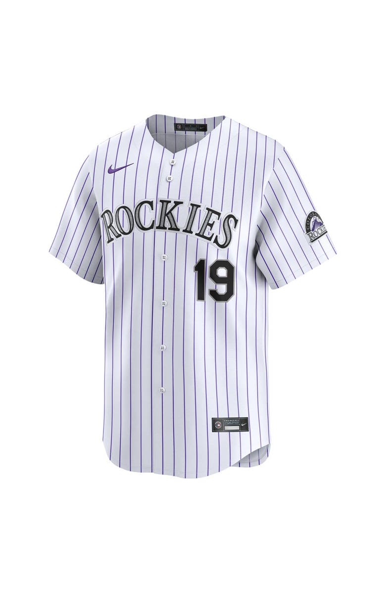 Nike Men's Nike Charlie Blackmon White Colorado Rockies Home Limited Player Jersey, Alternate, color,