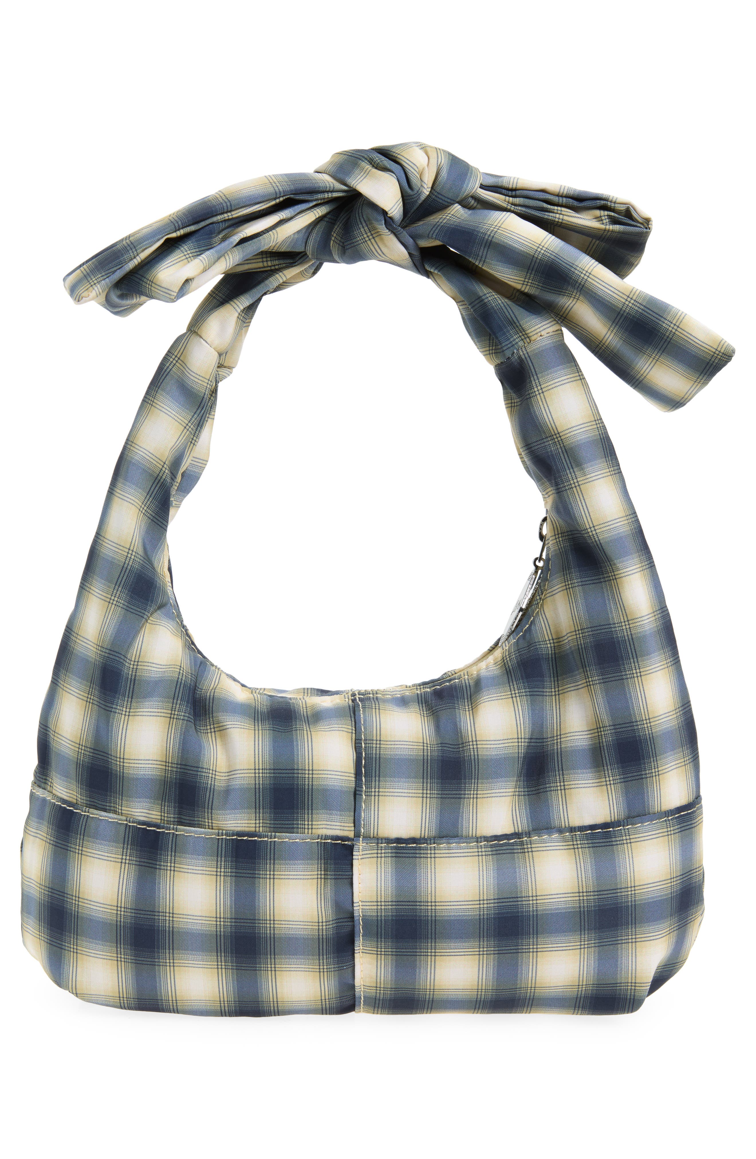 Roo Check Tie Shoulder Bag, Alternate, color, MULTI