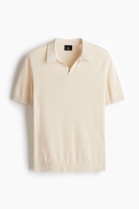 Regular Fit V-neck Polo Shirt