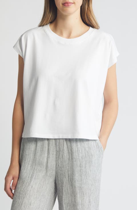 Cap Sleeve Crop T-Shirt