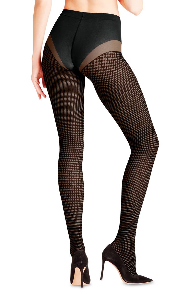 Falke Houndstooth Tights, Alternate, color,