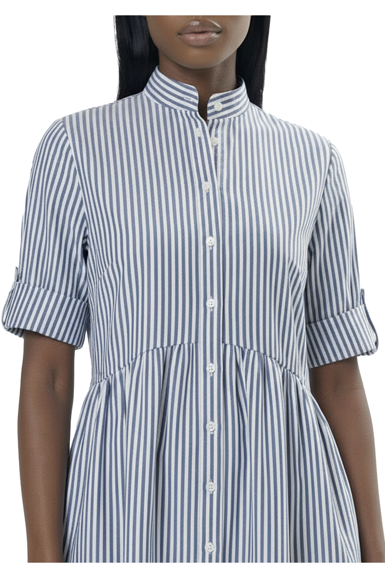 Vanya Dress, Alternate, color, Navy/Light Blue Stripe