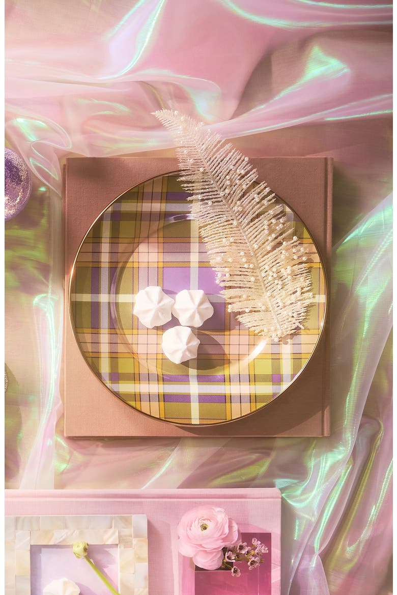 Tartan Violet Dinner Plate, Alternate, color, TARTAN VIOLET