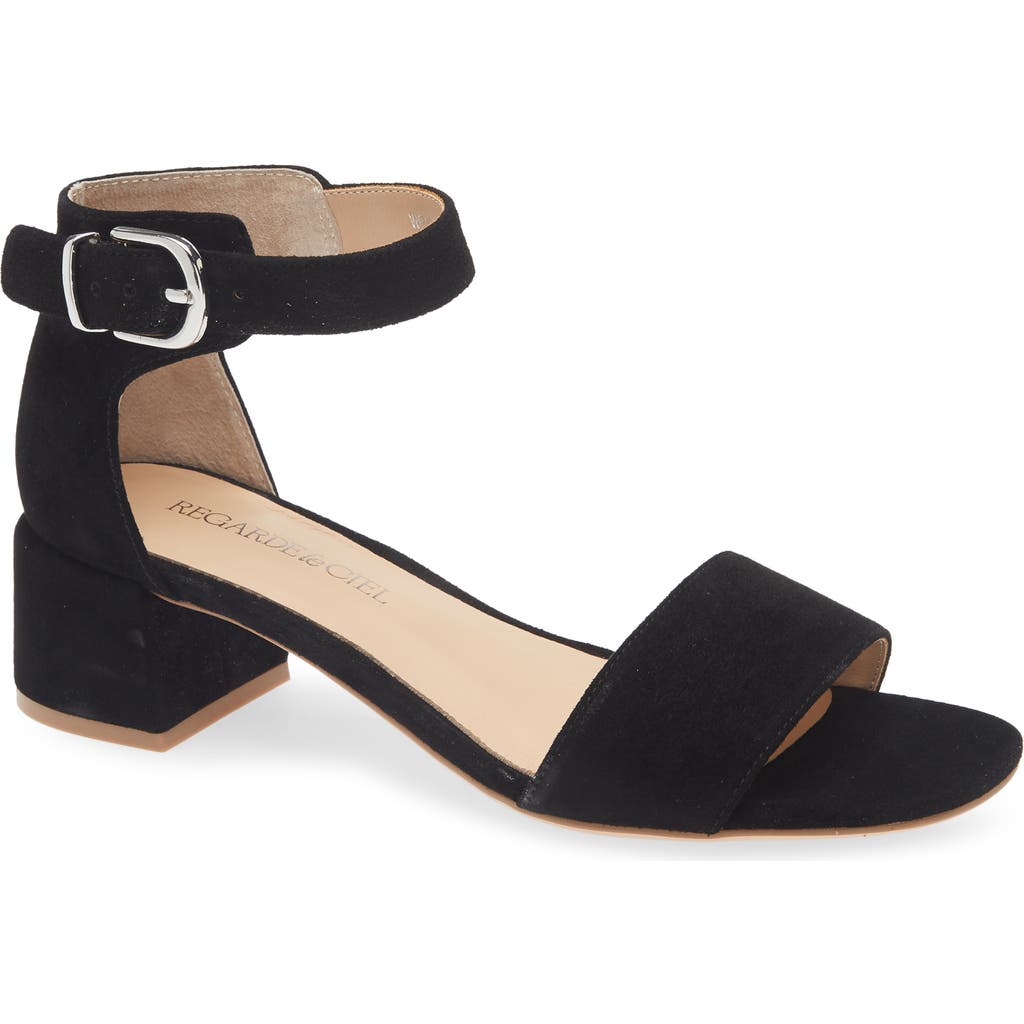 Regarde Le Ciel Yeremi Ankle Strap Sandal In Etna Black