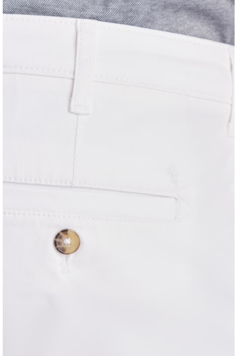 Brightside Flat Front Stretch Cotton Chino Shorts, Alternate, color, BRIGHT WHITE