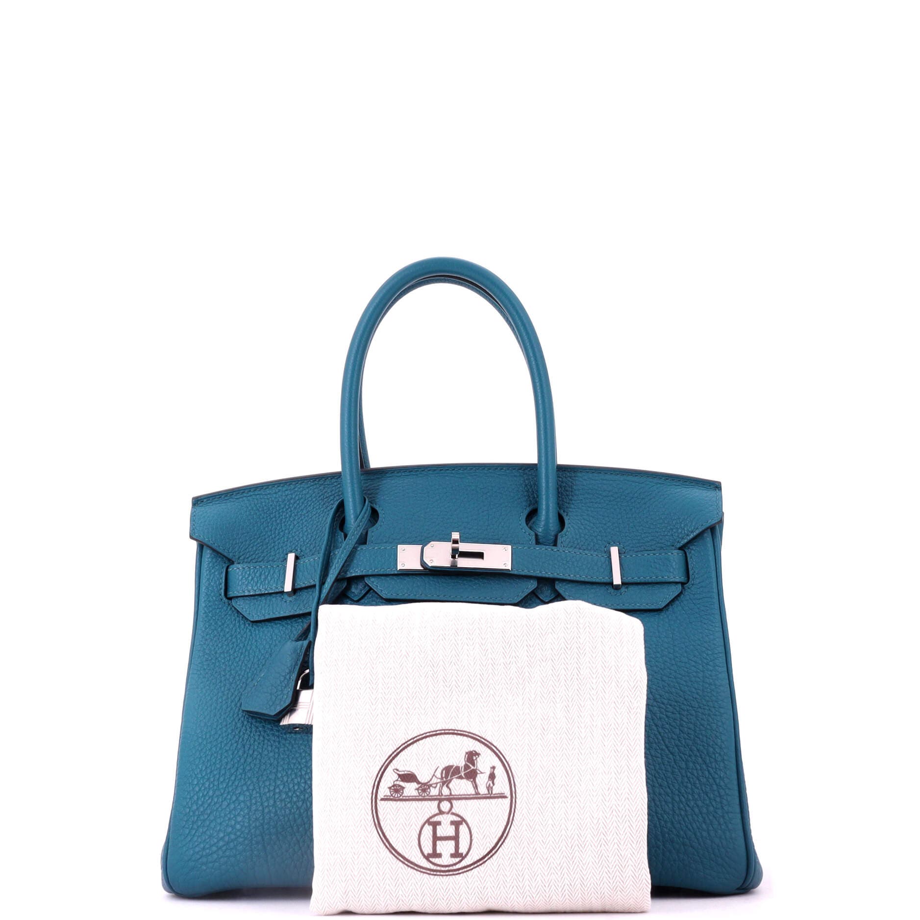 Birkin Handbag Blue Togo with Palladium Hardware 30, Alternate, color, Blue